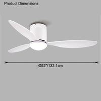 WOMO 3-Blade Ceiling Fan with Light - WM5006