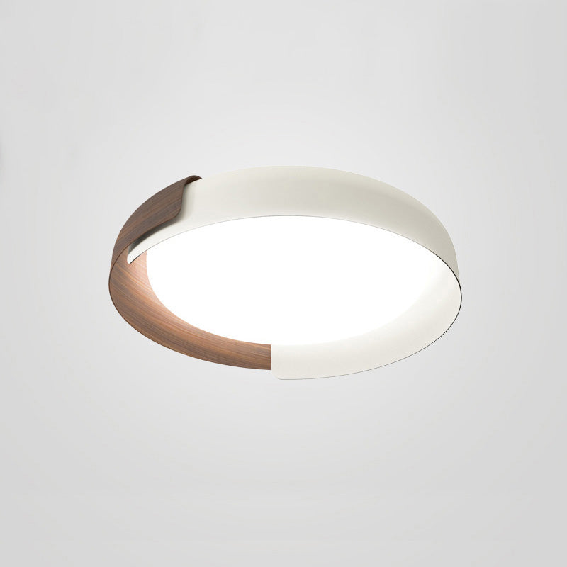 WOMO Plafonnier Rond Veinage Noyer-WM1018
