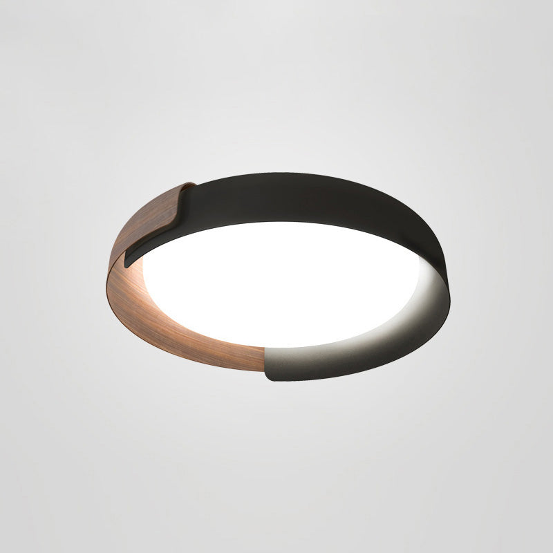 WOMO Plafonnier Rond Veinage Noyer-WM1018