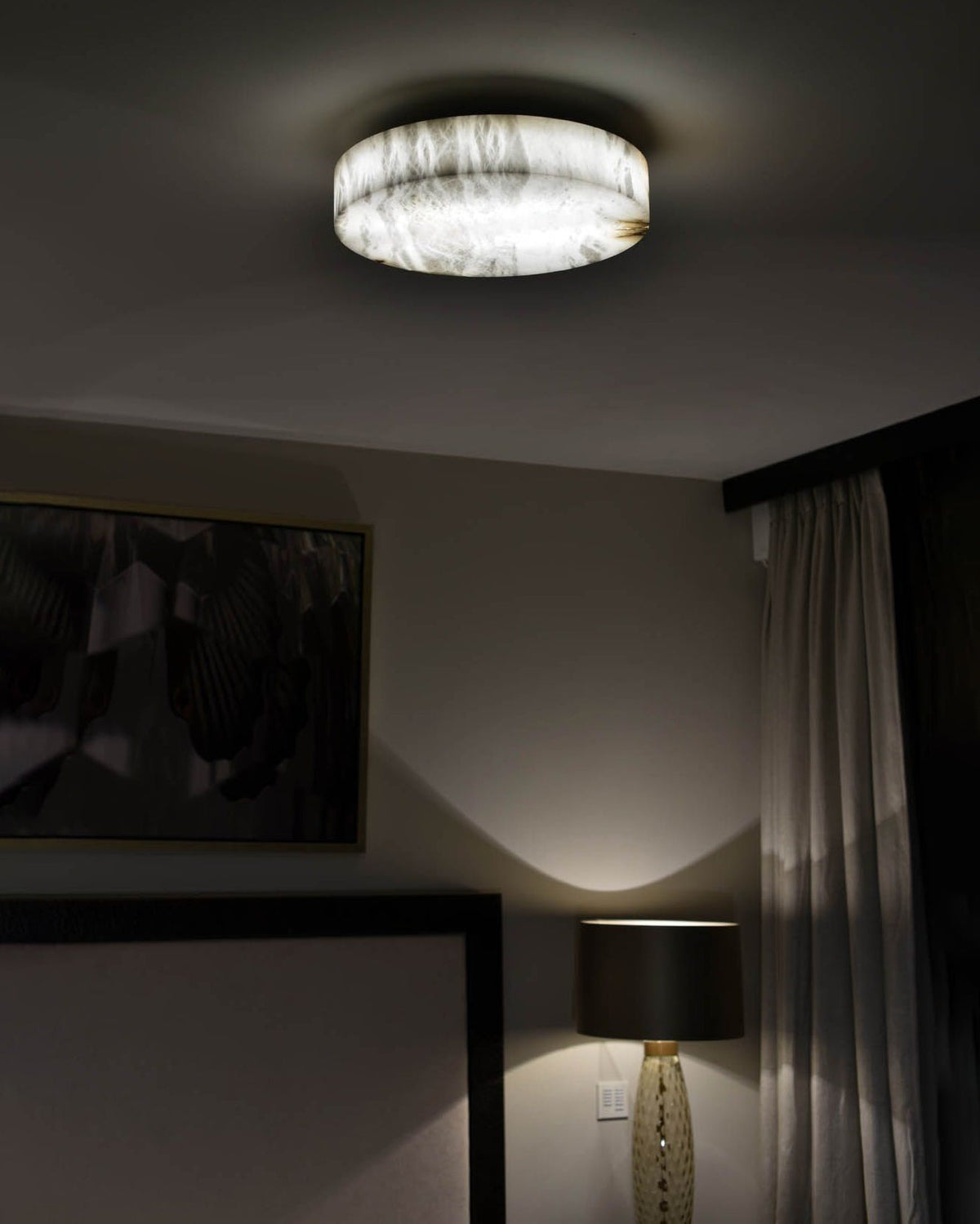 WOMO Plafonnier moderne rond en albâtre-WM1118