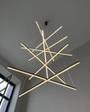 WOMO LED Kronleuchter Balken Metall Treppenhaus-WM2125 thumbnail