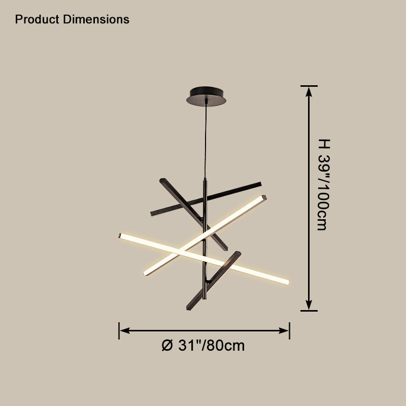 WOMO Multi Light Sticks Kronleuchter-WM2640