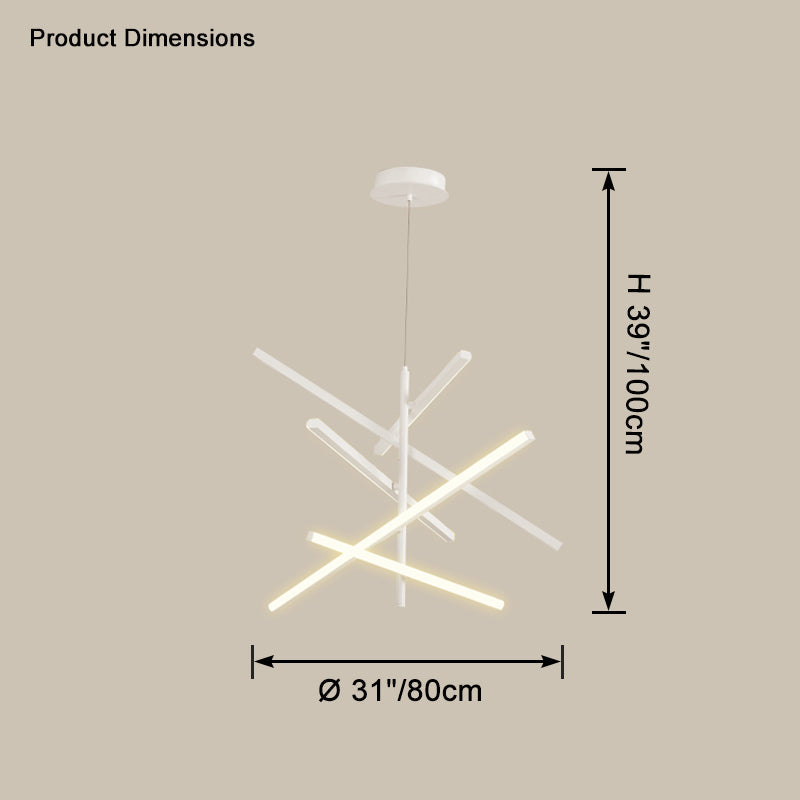 WOMO Multi Light Sticks Kronleuchter-WM2640