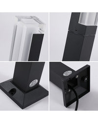 WOMO Borne lumineuse carrée câblée - WM9047