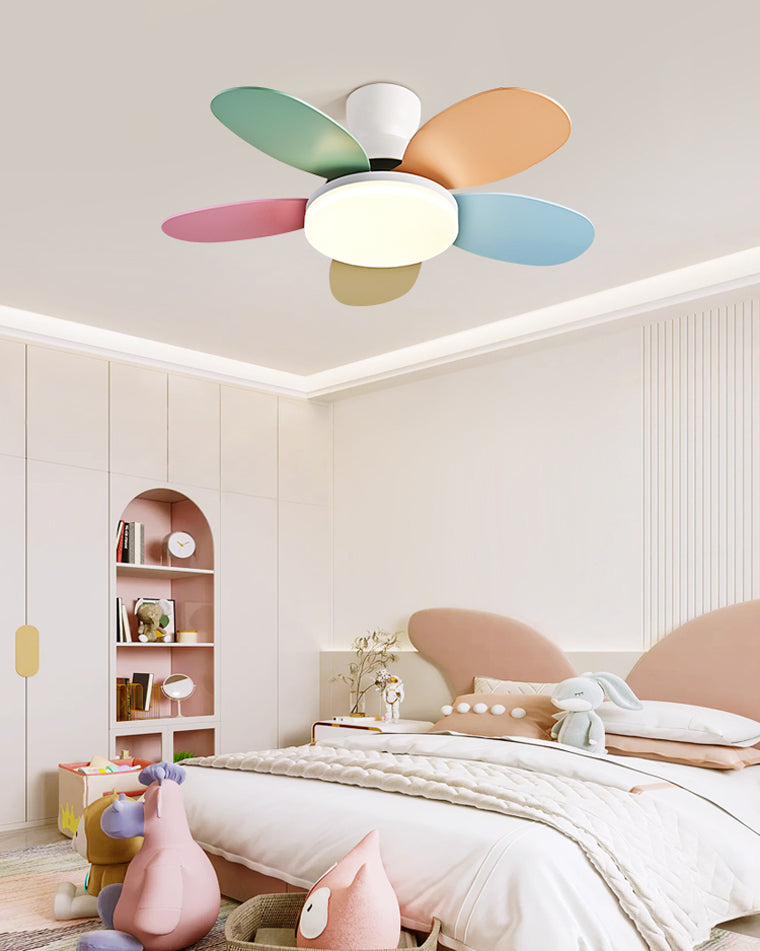 WOMO Scandi Wood Ceiling Fan Lamp-WM5004