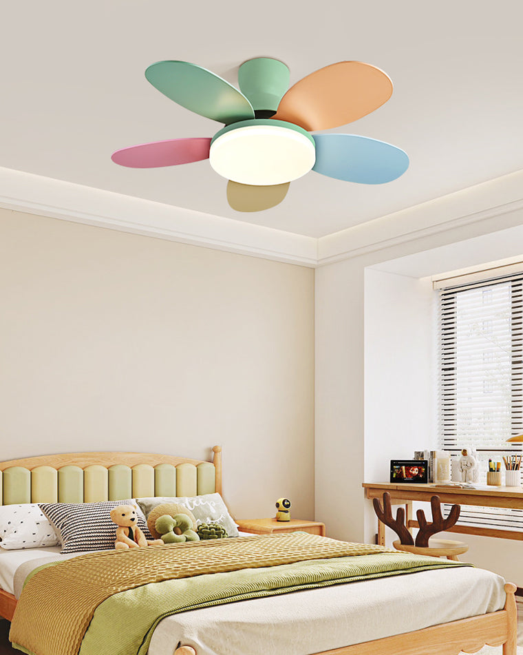 WOMO Scandi Wood Ceiling Fan Lamp-WM5004