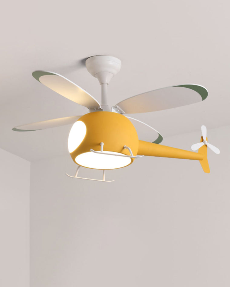 WOMO Flugzeug Kinder Deckenventilator Lampe-WM5007