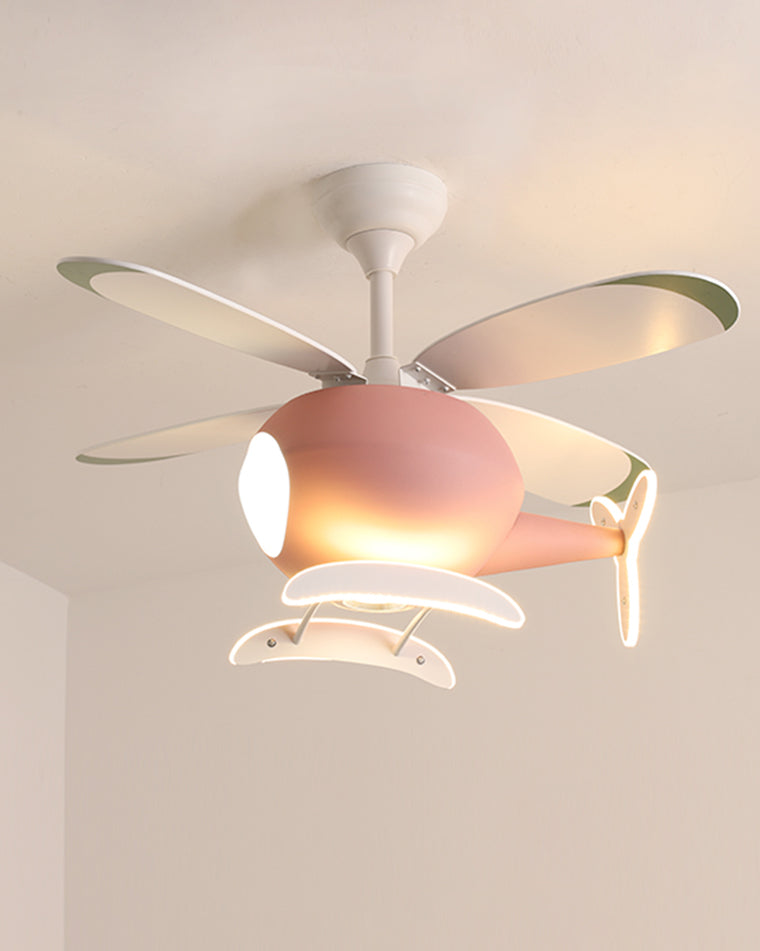 WOMO Flugzeug Kinder Deckenventilator Lampe-WM5007