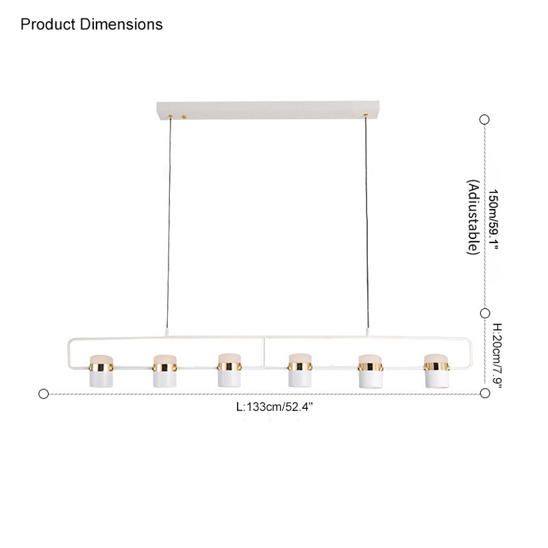 WOMO Linear Spotlight Küchenpendelleuchte-WM2019