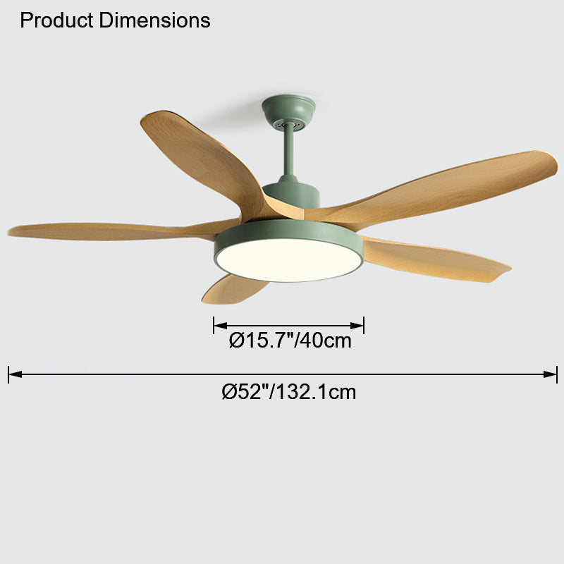 WOMO Scandi Wende-Deckenventilator mit Licht-WM5002