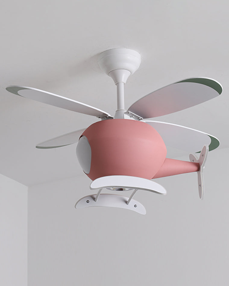 WOMO Flugzeug Kinder Deckenventilator Lampe-WM5007