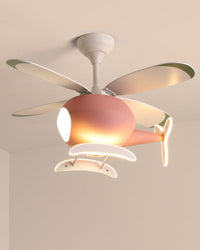 WOMO Flugzeug Kinder Deckenventilator Lampe-WM5007