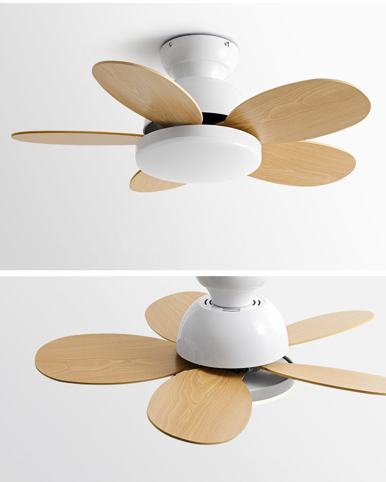 WOMO Scandi Wood Ceiling Fan Lamp-WM5004