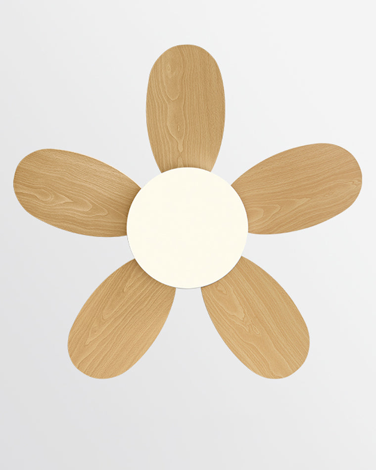 WOMO Scandi Wood Ceiling Fan Lamp-WM5004