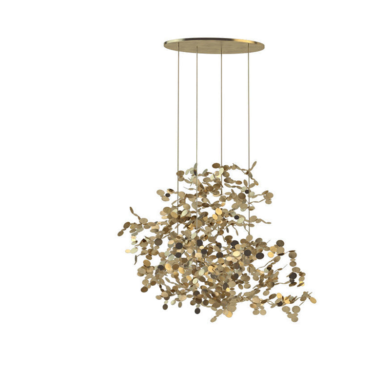 WOMO Cluster Pendant Light Silver Gold Dining Table Modern-WM2042