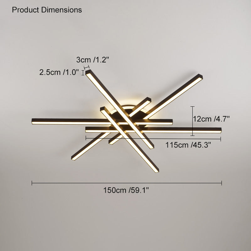 WOMO Integrated LED Ceiling Light with Flush Mounting - WM1008