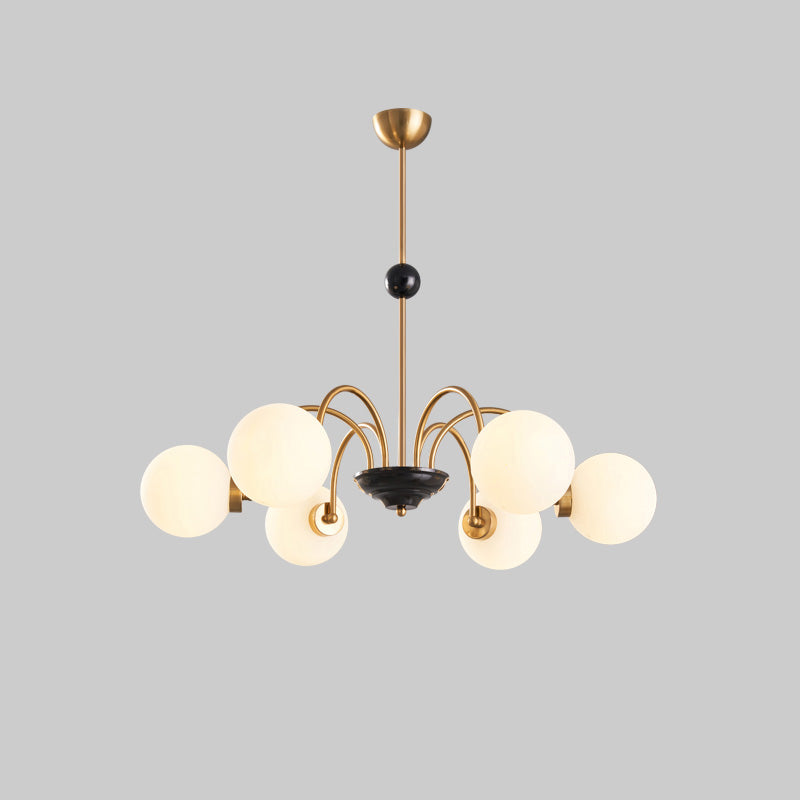 WOMO Mid Century Kronleuchter Glaskugeln-WM2304