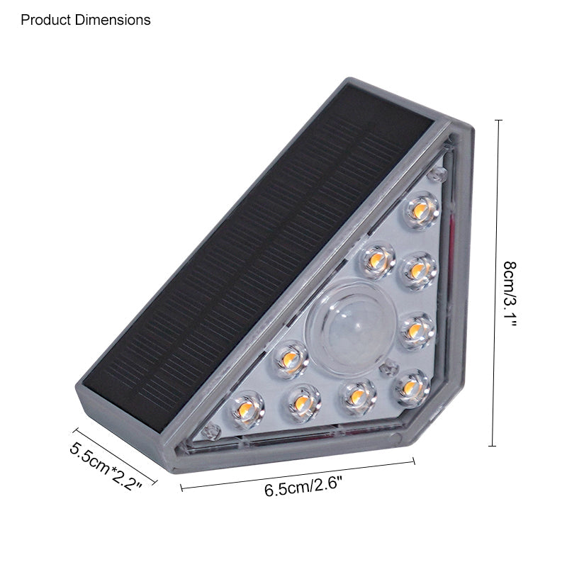 WOMO Solar-Terrassenleuchte mit Bewegungsmelder-WM9023