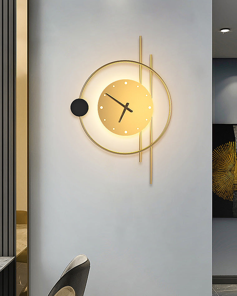 WOMO Wanduhr mit LED-Licht-WM6000