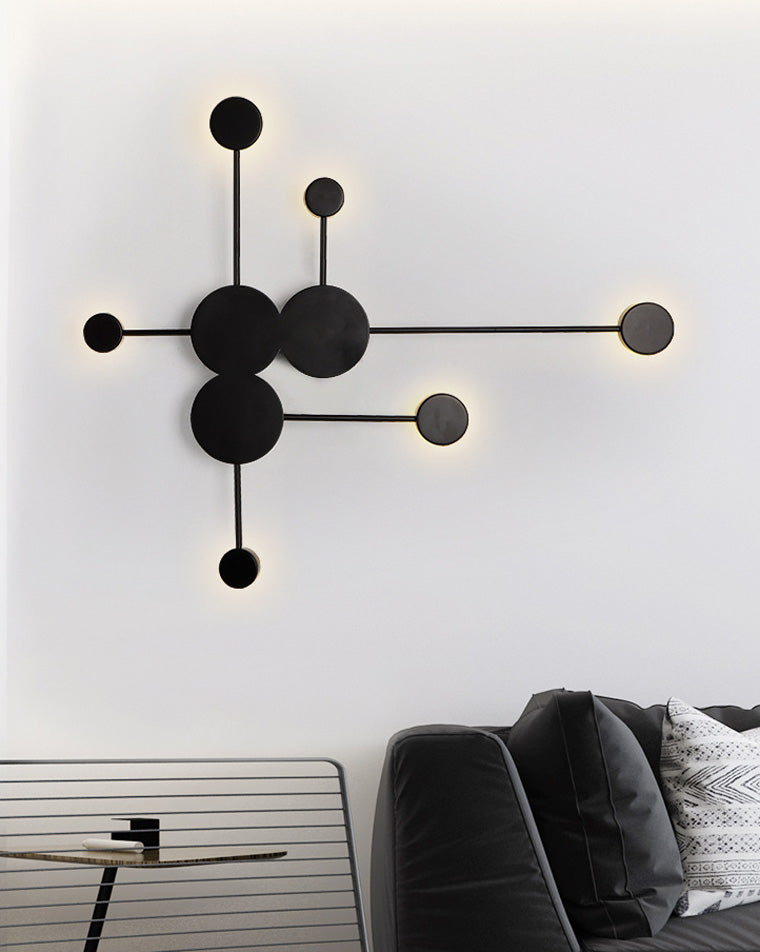 WOMO Skulpturale Wandleuchte mit mehreren Lichtern-WM6011