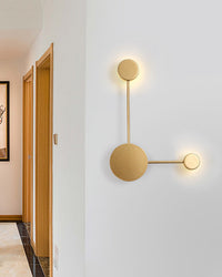 WOMO Skulpturale Wandleuchte mit mehreren Lichtern-WM6011