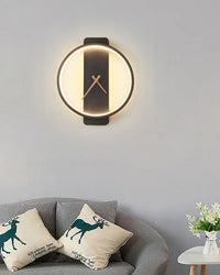 Motorhome Wall Clock with LED Lighting - WM6012