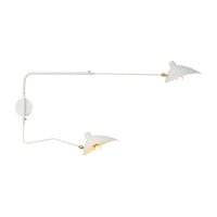 WOMO Swivel Double Arm Wall Light with Articulated Arm - WM6024