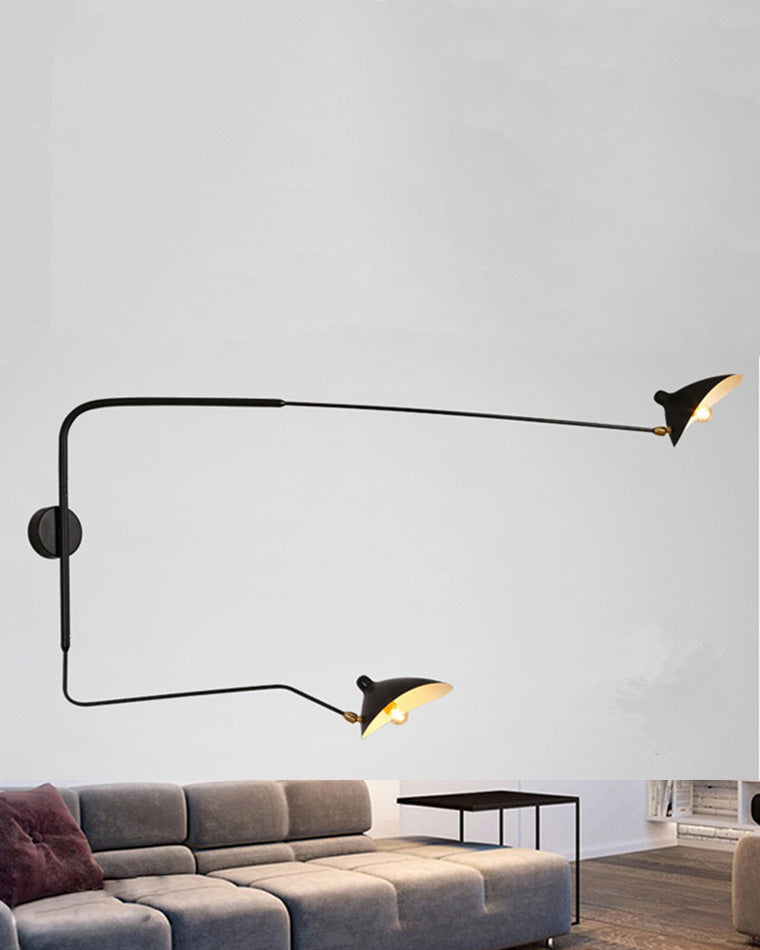 Applique murale WOMO pivotante à double bras articulé - WM6024