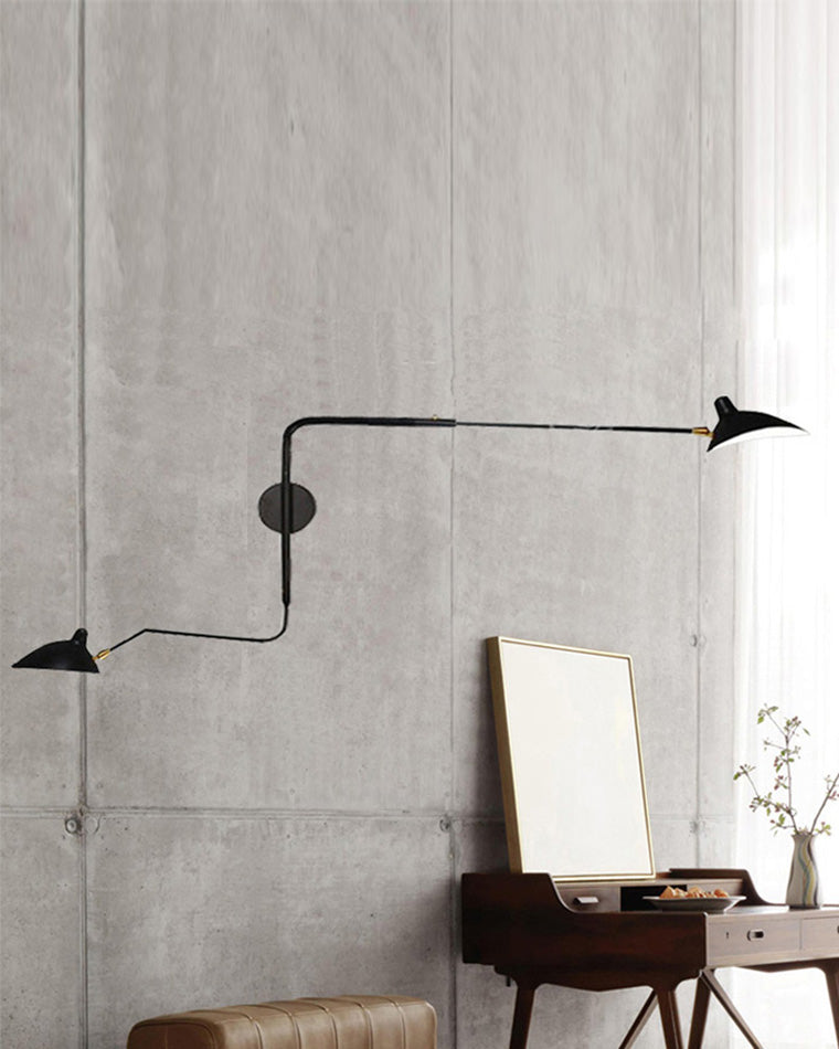 Applique murale WOMO pivotante à double bras articulé - WM6024