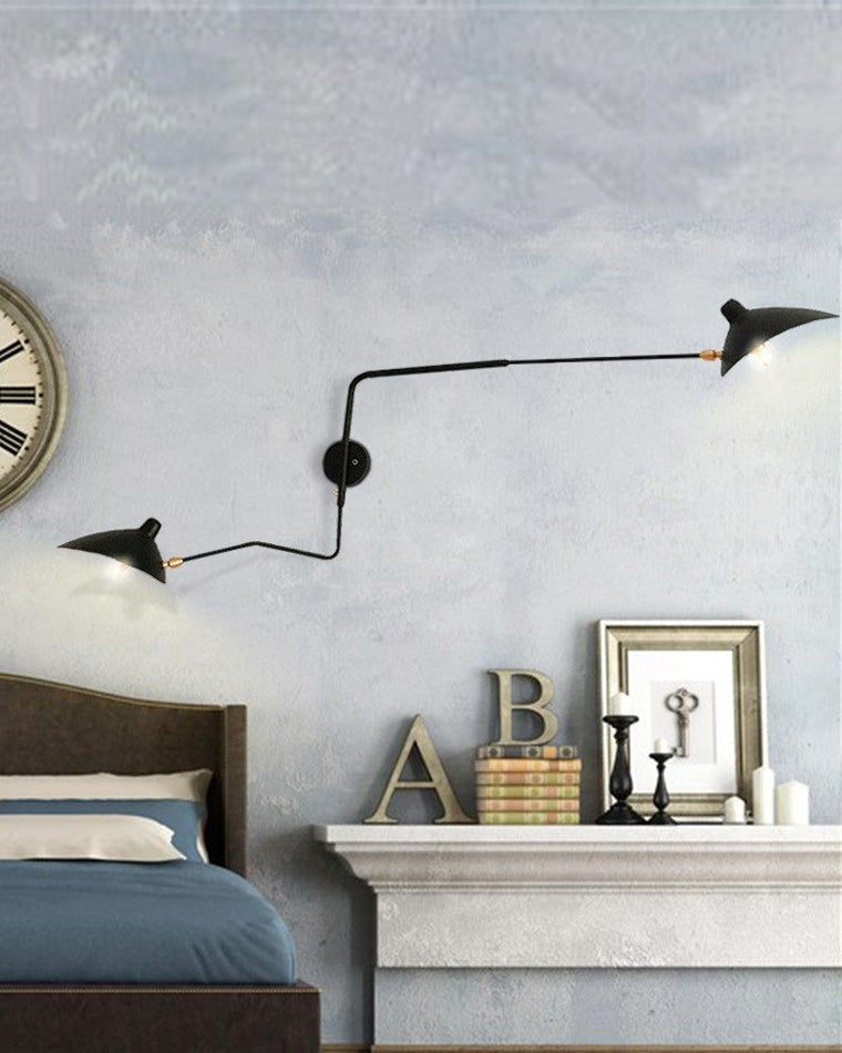 Applique murale WOMO pivotante à double bras articulé - WM6024