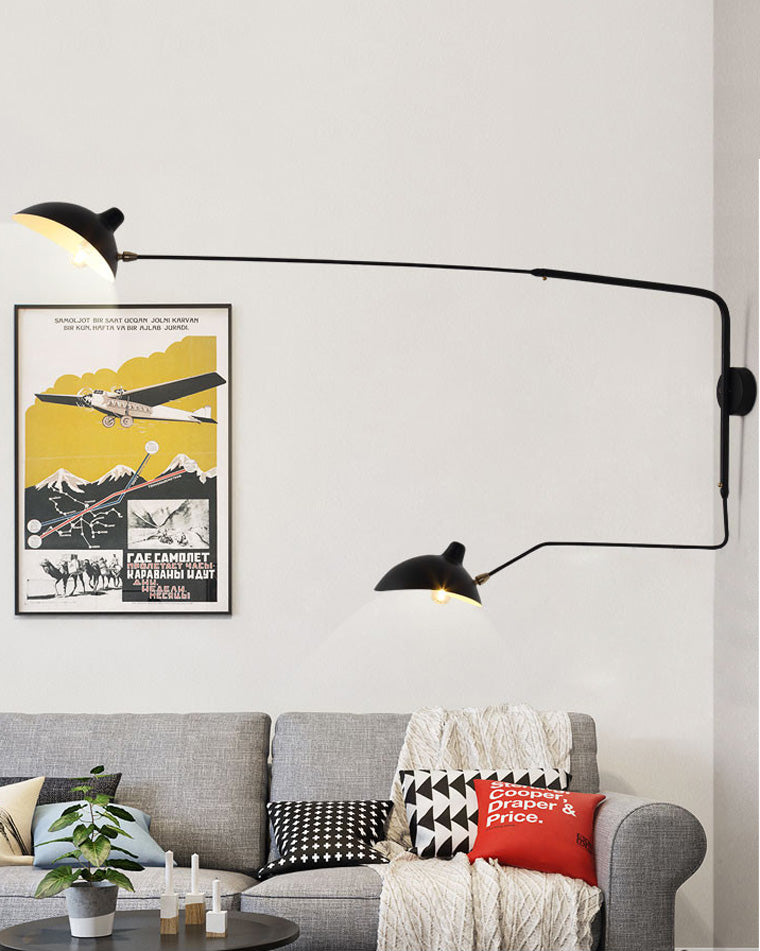 Applique murale WOMO pivotante à double bras articulé - WM6024