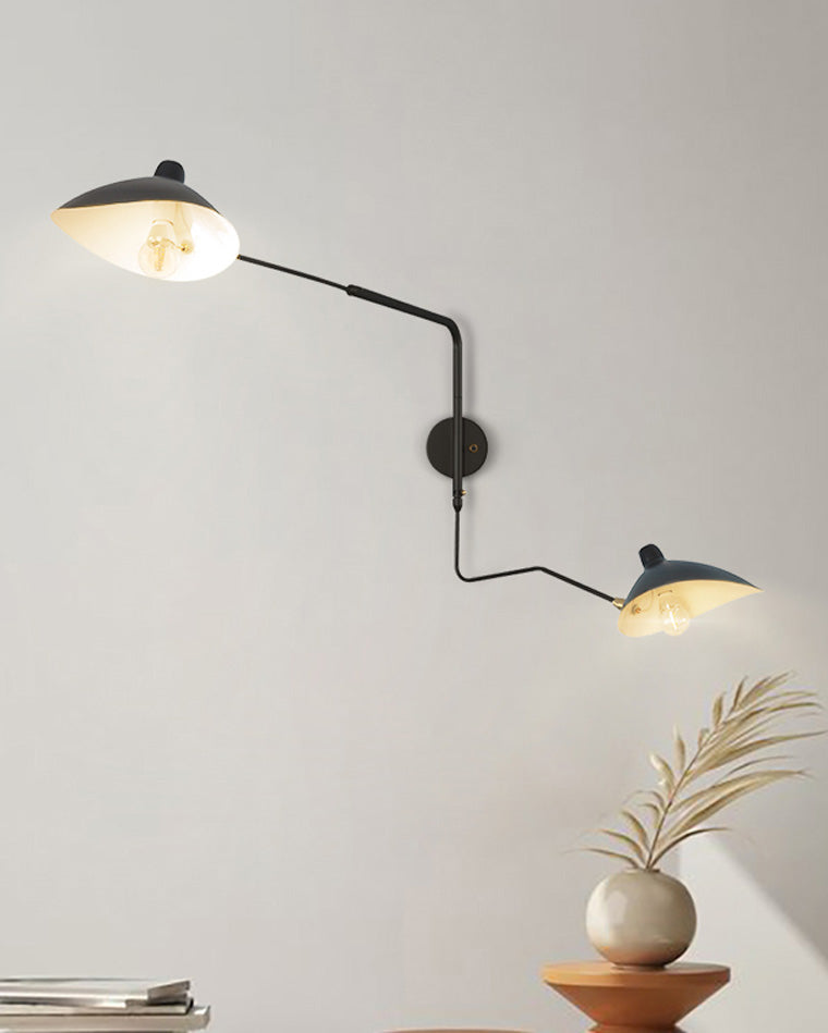 Applique murale WOMO pivotante à double bras articulé - WM6024