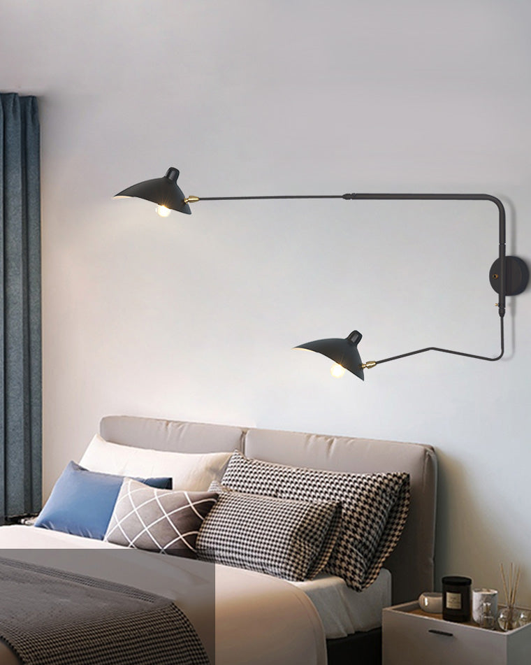 Applique murale WOMO pivotante à double bras articulé - WM6024