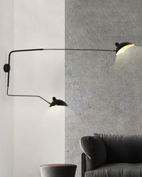 WOMO Swivel Double Arm Wall Light with Articulated Arm - WM6024