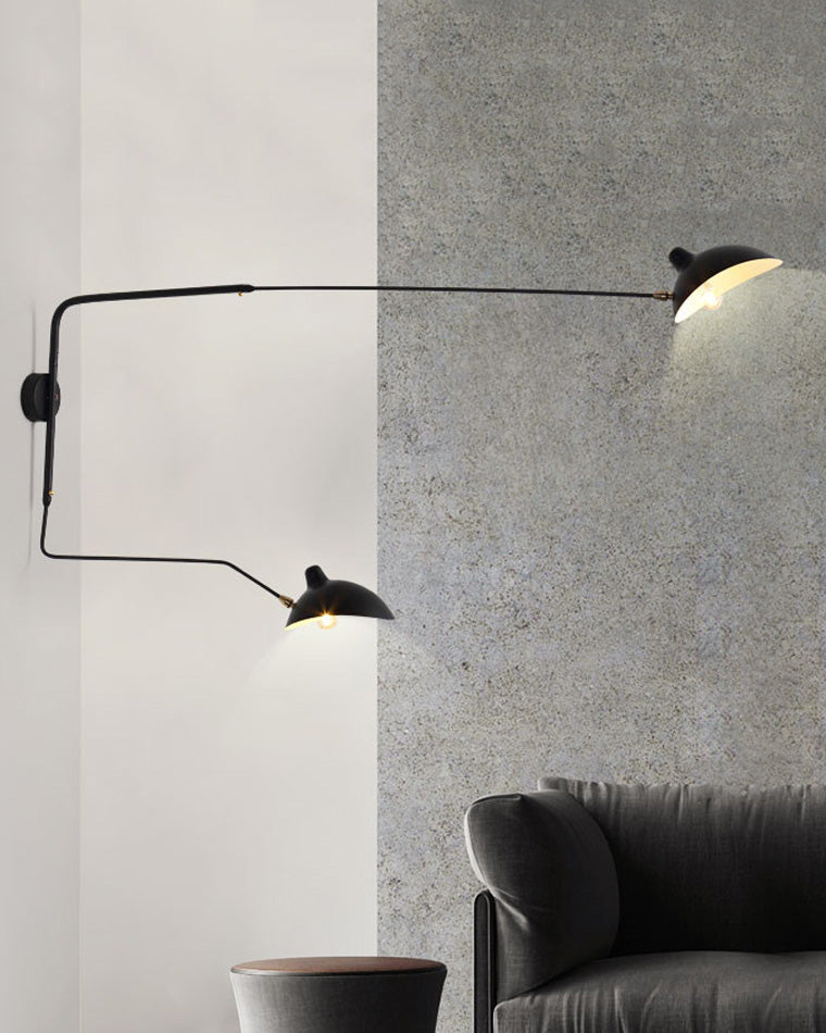 Applique murale WOMO pivotante à double bras articulé - WM6024