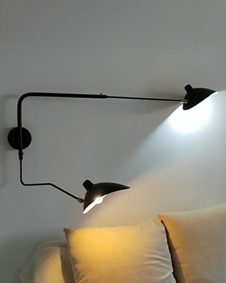 Applique murale WOMO pivotante à double bras articulé - WM6024