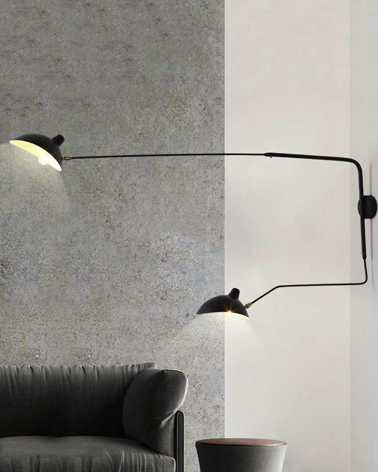 Applique murale WOMO pivotante à double bras articulé - WM6024