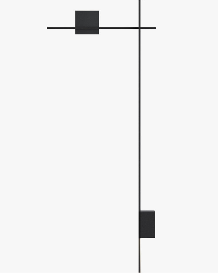 WOMO Skulpturale Akzentwandleuchte-WM6025