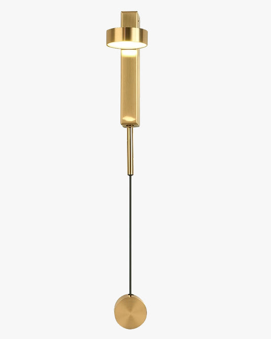 WOMO Adjustable Black/Gold Pendulum Wall Sconce-WM6029