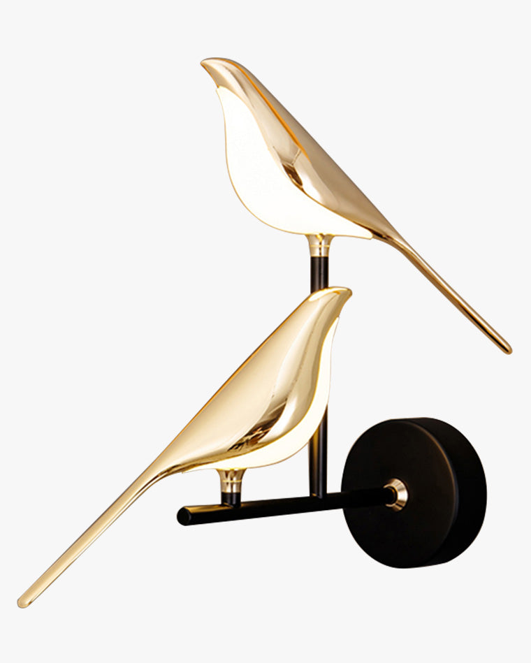 WOMO Gold Birds Wandleuchte-WM6033