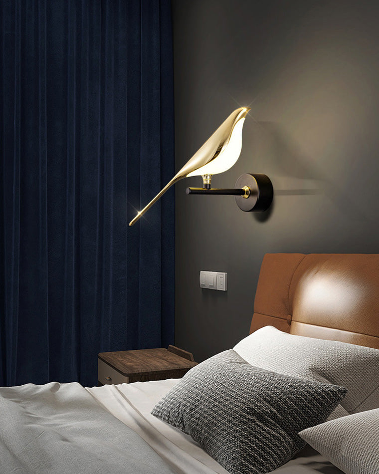 WOMO Gold Birds Wall Light-WM6033