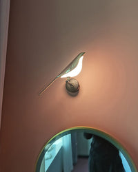 WOMO Gold Birds Wall Light-WM6033