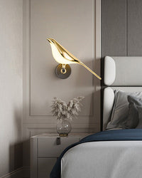WOMO Gold Birds Wall Light-WM6033