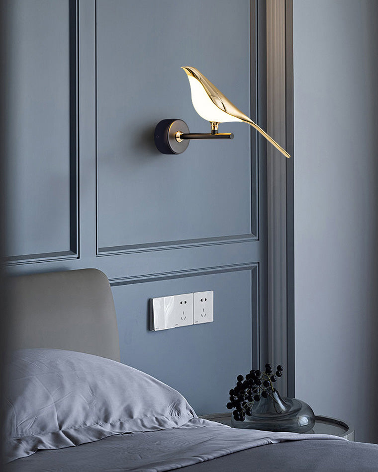 WOMO Gold Birds Wandleuchte-WM6033
