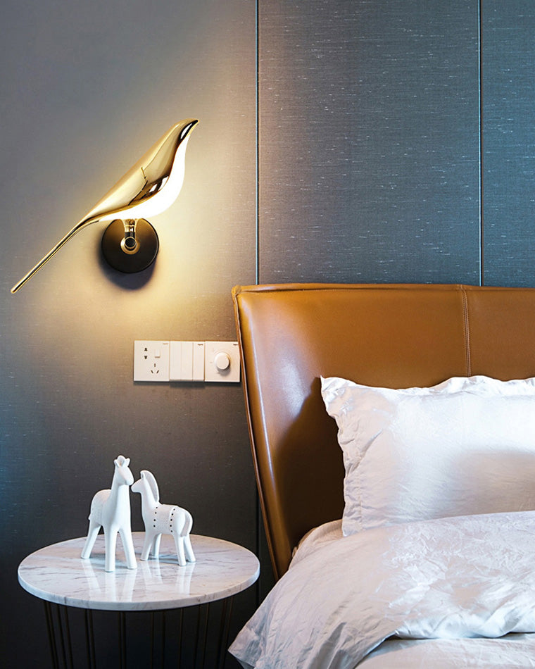 WOMO Gold Birds Wandleuchte-WM6033