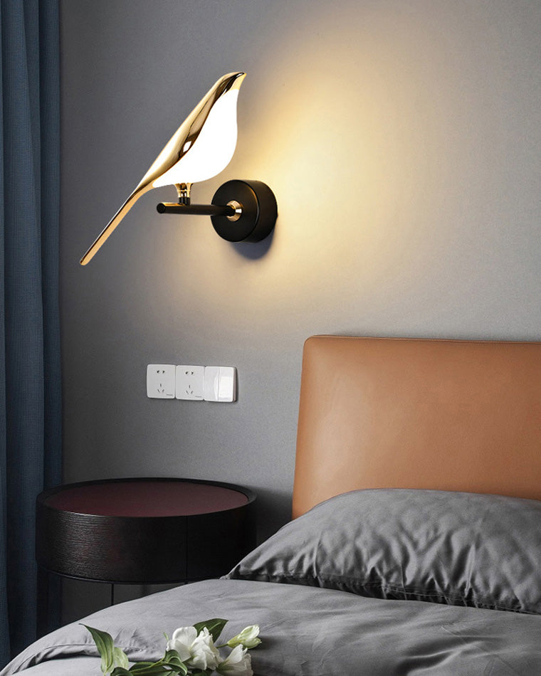 WOMO Gold Birds Wandleuchte-WM6033