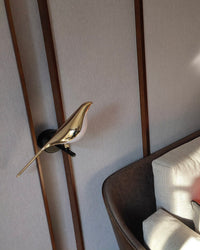 WOMO Gold Birds Wall Light-WM6033