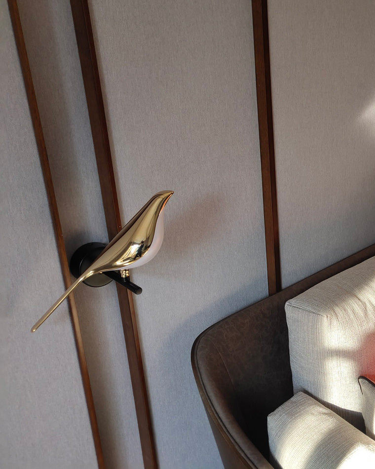 WOMO Gold Birds Wandleuchte-WM6033