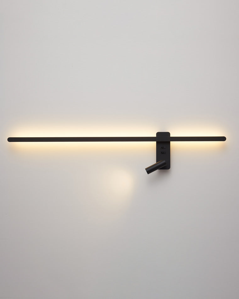 WOMO schaltbare lange lineare Wandleuchte mit Spotlight-WM6068