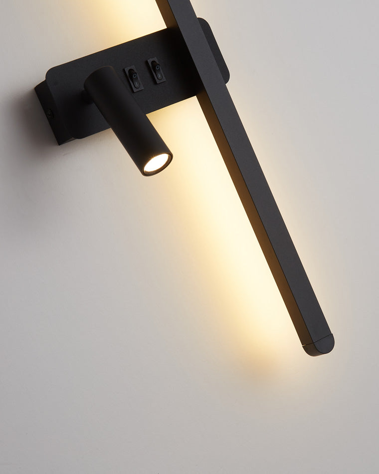 WOMO schaltbare lange lineare Wandleuchte mit Spotlight-WM6068